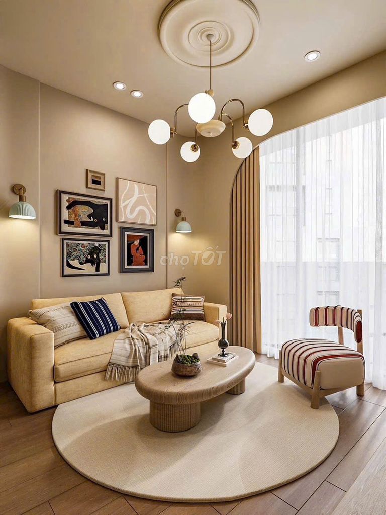 Rent Riva Park-80 M2 - 2 bedroom 2 - full interior - 15 million a month