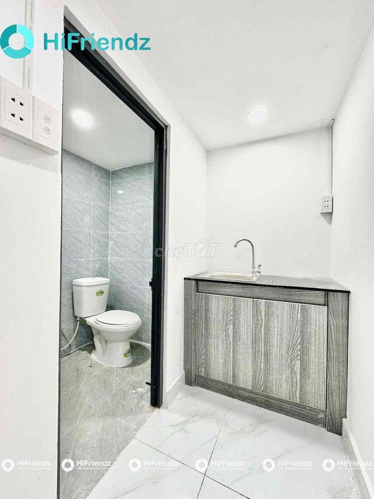 New room built 25 meters 2 air conditioning at Gò Vấp.