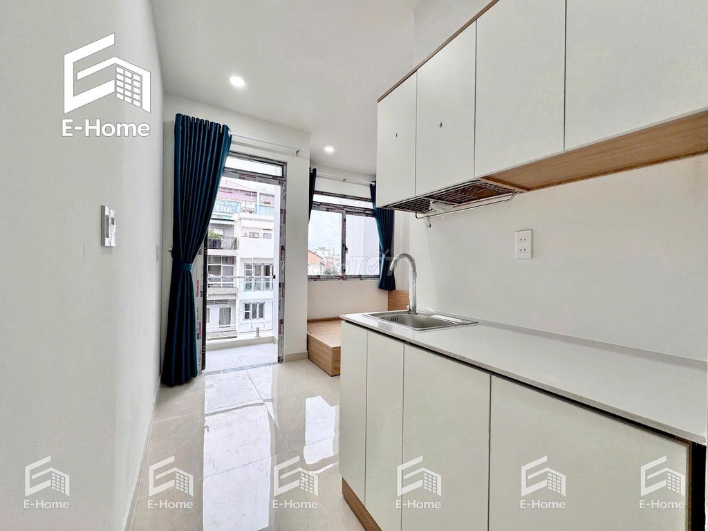 The new balcony studio is 100% . . . Full interior - elevator