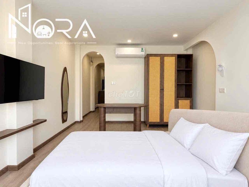 apartment luxyry - private balcony - full interior - right at Dương Thị Mười