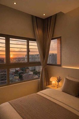 Three bedrooms. Two apartments.