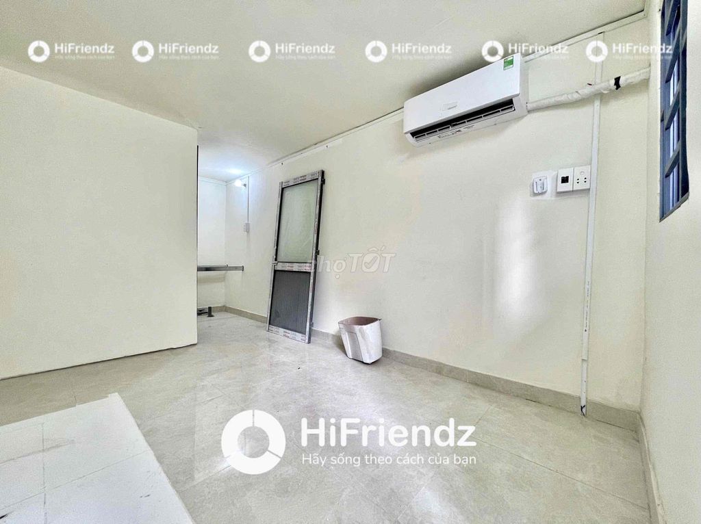 Rent the studio for the cheap air conditioning near the shower-11-Lieve district 6