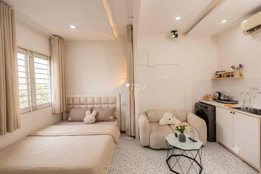 service apartment - Phú Nhuận 01 studio & 1 balcony bedroom