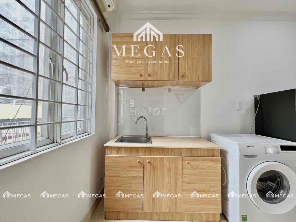 Kitchen separation apartment - open sky windows, Tô Hiến Thành, District 10