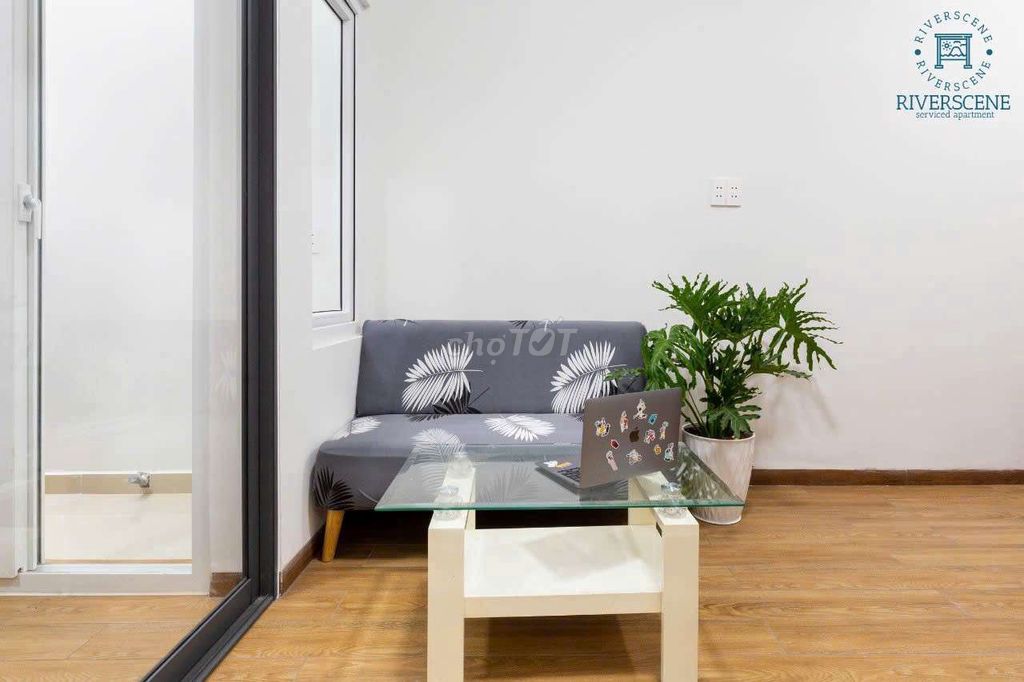 It's a long time since we've had the apartment empty. One bedroom by the river.