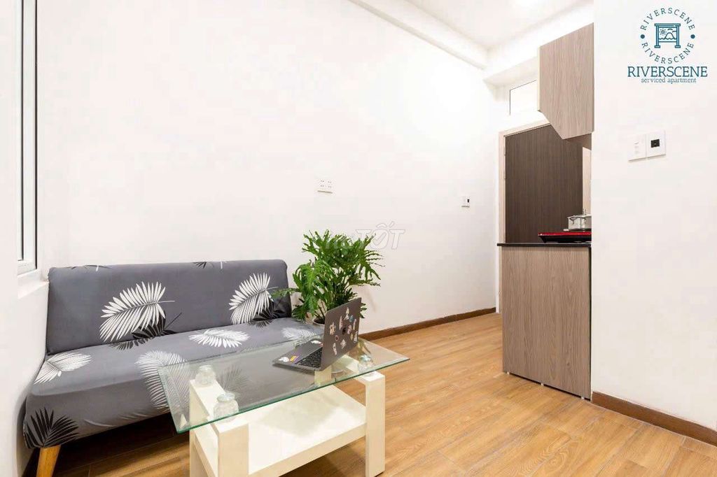 It's a long time since we've had the apartment empty. One bedroom by the river.