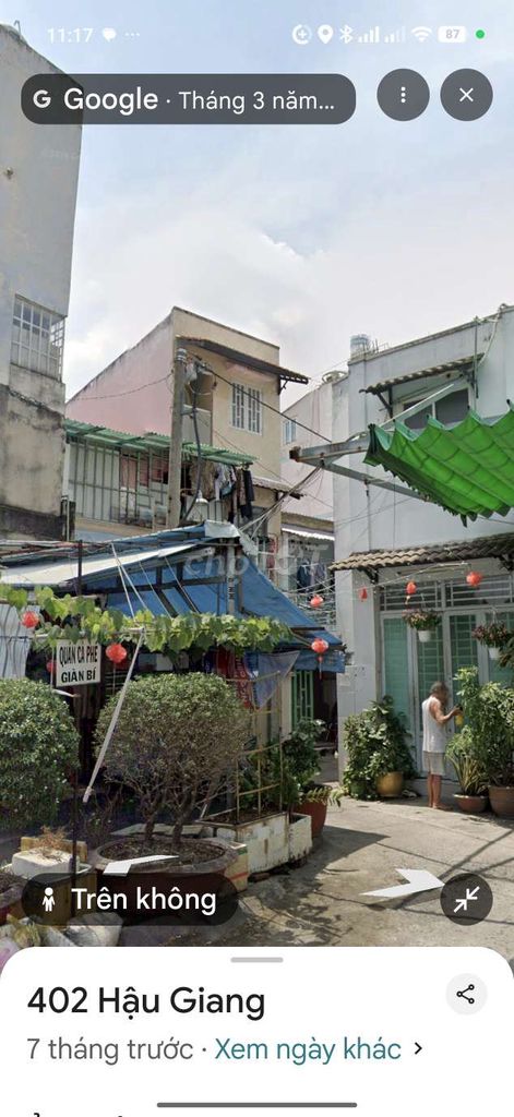 To rent the original house Address: 402/15 P.Hậu Giang. You're a natural.
