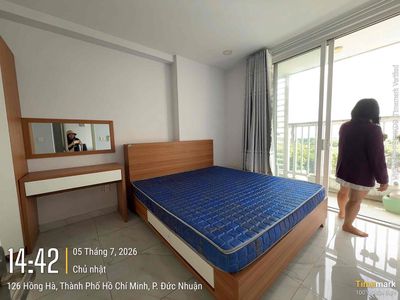 A nice apartment designed two bedrooms in right now.