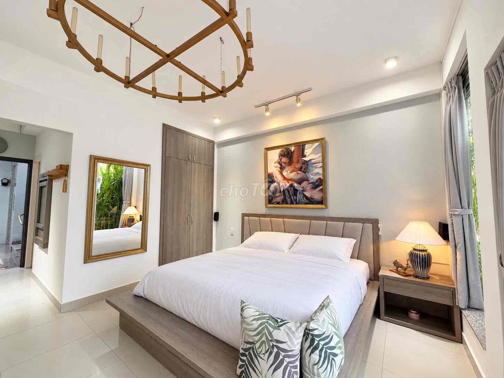 Rent the apartment. A full bedroom. Đinh Tiên Hoàng interior, District 1.