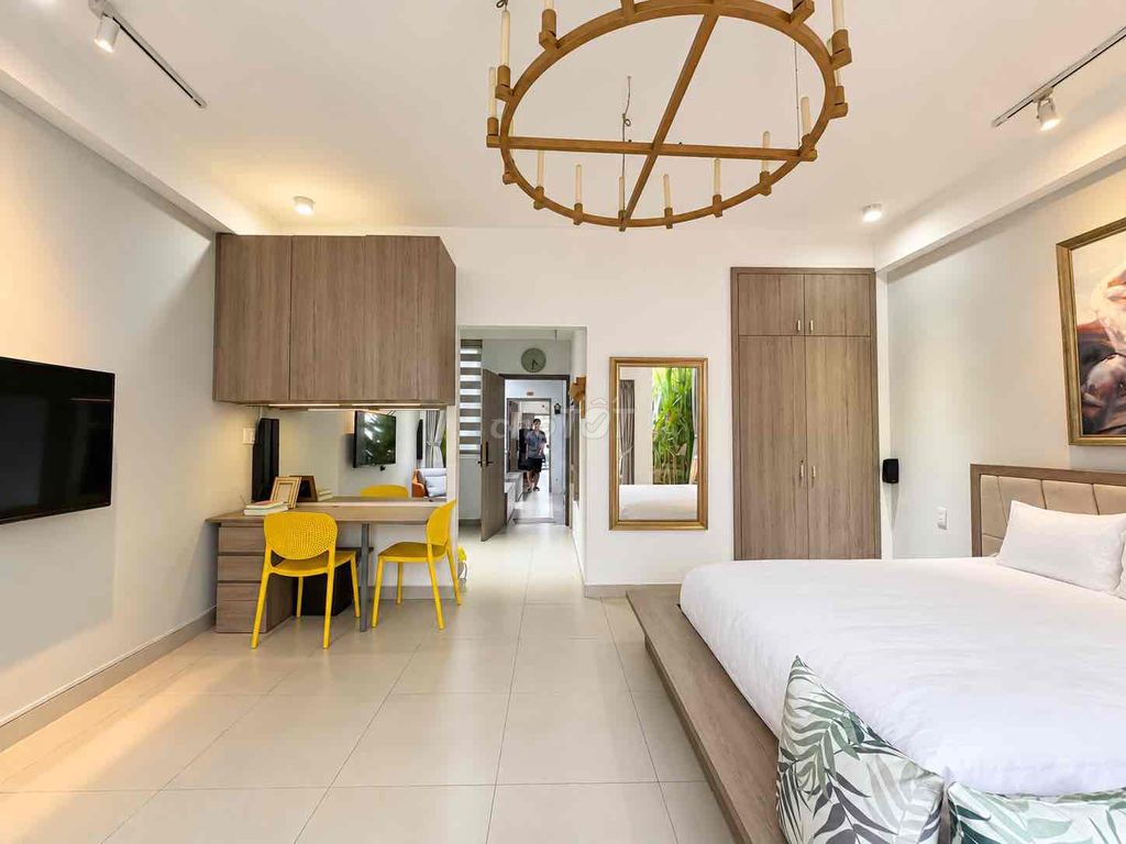 Rent the apartment. A full bedroom. Đinh Tiên Hoàng interior, District 1.