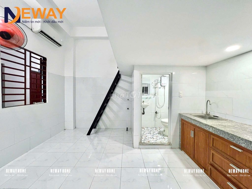 Bình Tân flight room, air conditioning, kitchen shelves, good price.