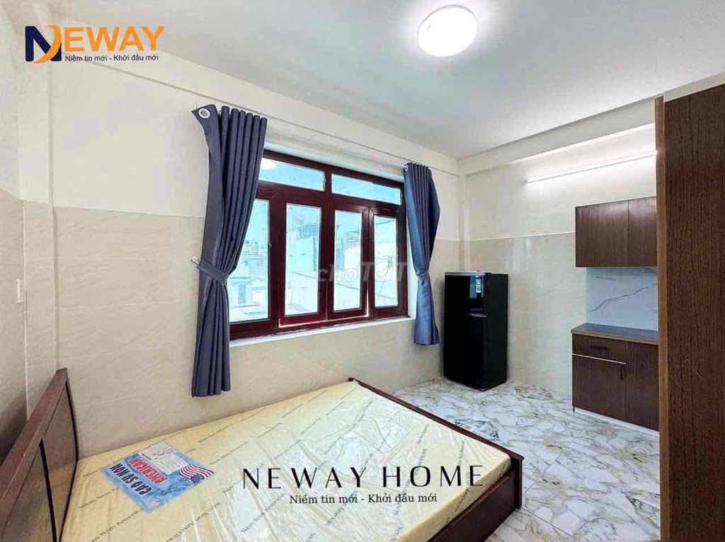 Rent studio full interior - Trường Chinh sky window near University huit
