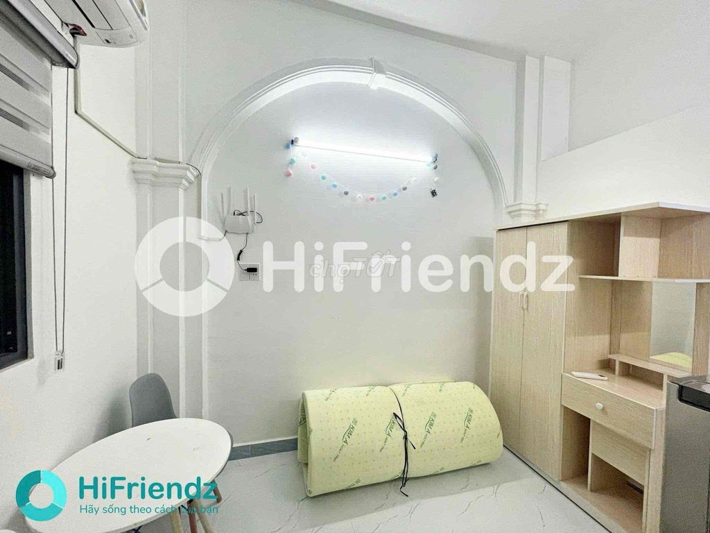 The mini-full interior apartment is at the center of the Fire Arrow near ALS Bình Tân.