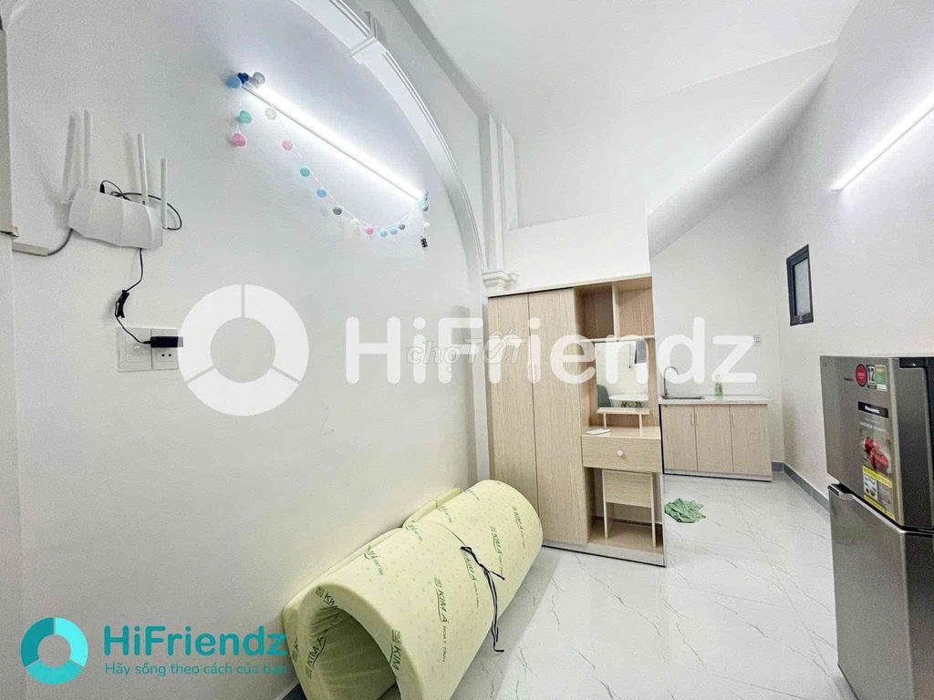 The mini-full interior apartment is at the center of the Fire Arrow near ALS Bình Tân.