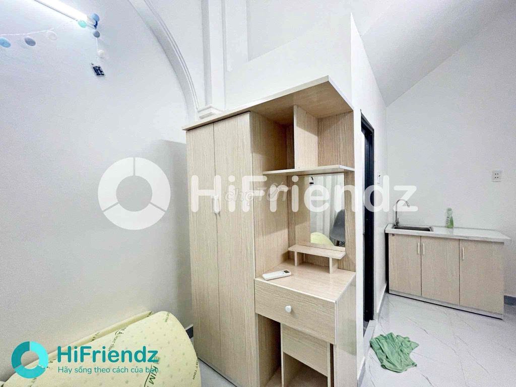 The mini-full interior apartment is at the center of the Fire Arrow near ALS Bình Tân.