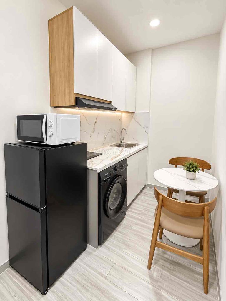 The open kitchen room, the new service apartment building, Lê Quang Định,770 7, bt