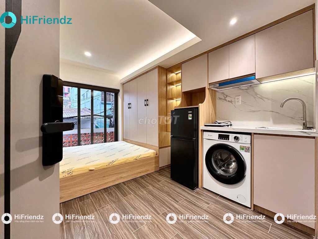 A mini-house in the full interior - private washing machine near Gò Vấp Park.