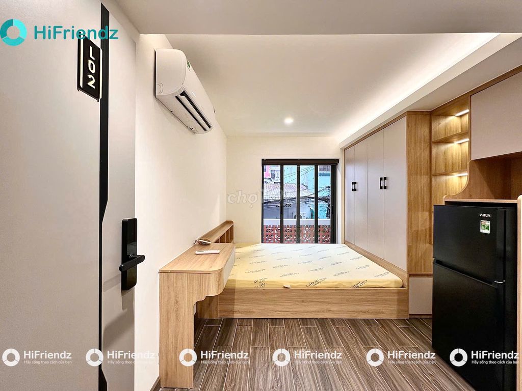 A mini-house in the full interior - private washing machine near Gò Vấp Park.
