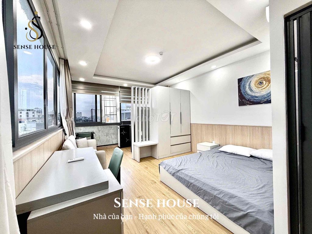 studio full sky windows 40 m2 GPV walk through aeon full interior view