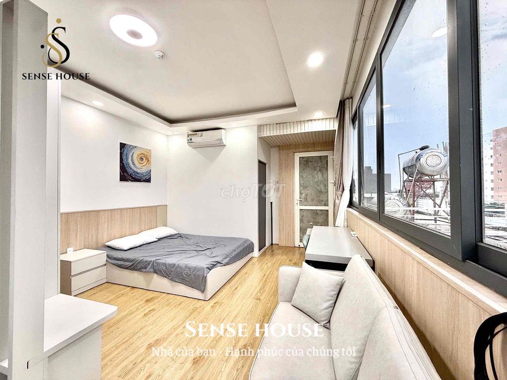studio full sky windows 40 m2 GPV walk through aeon full interior view