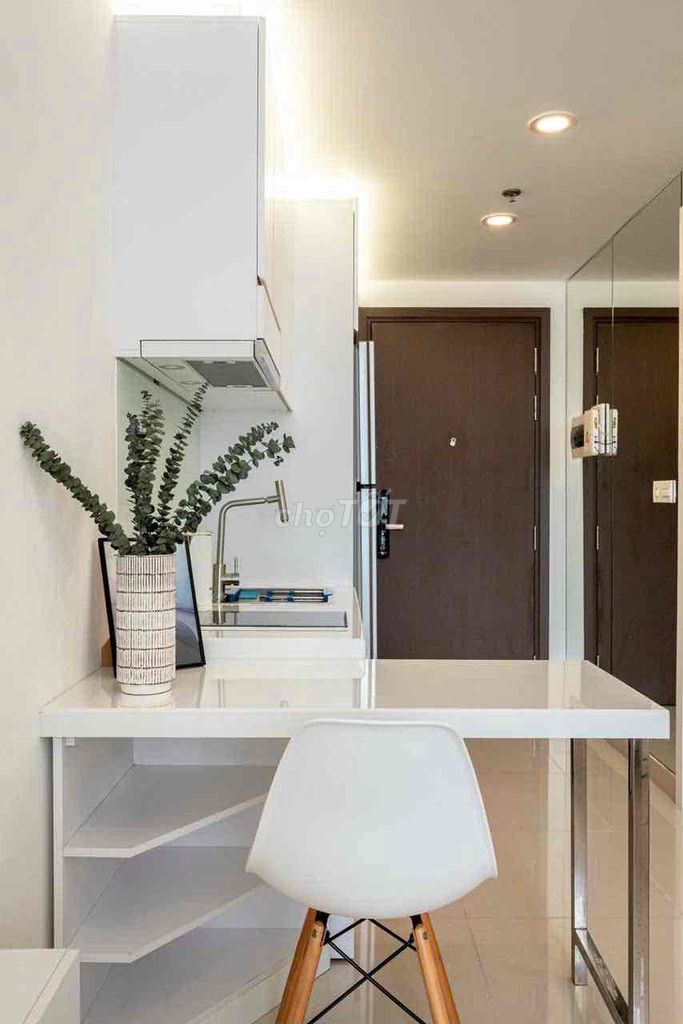 The studio apartment is full of River Gate district 4 interiors.
