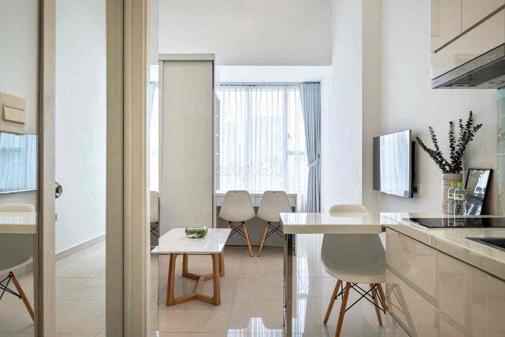 The studio apartment is full of River Gate district 4 interiors.
