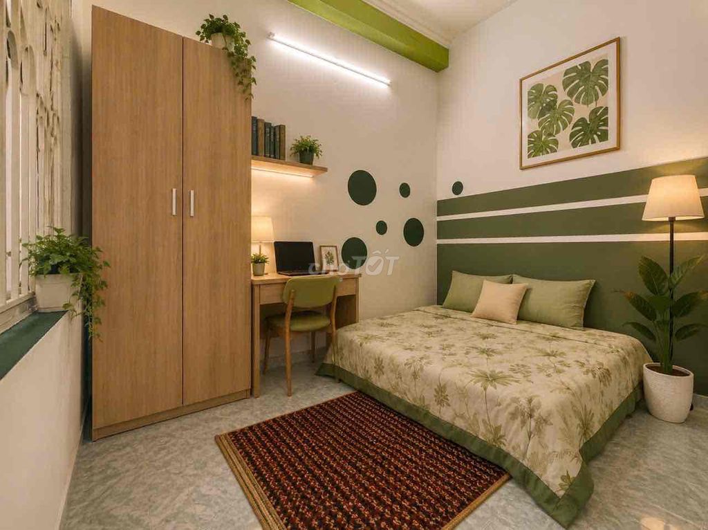 The two-size bedrooms have interiors and it's available.