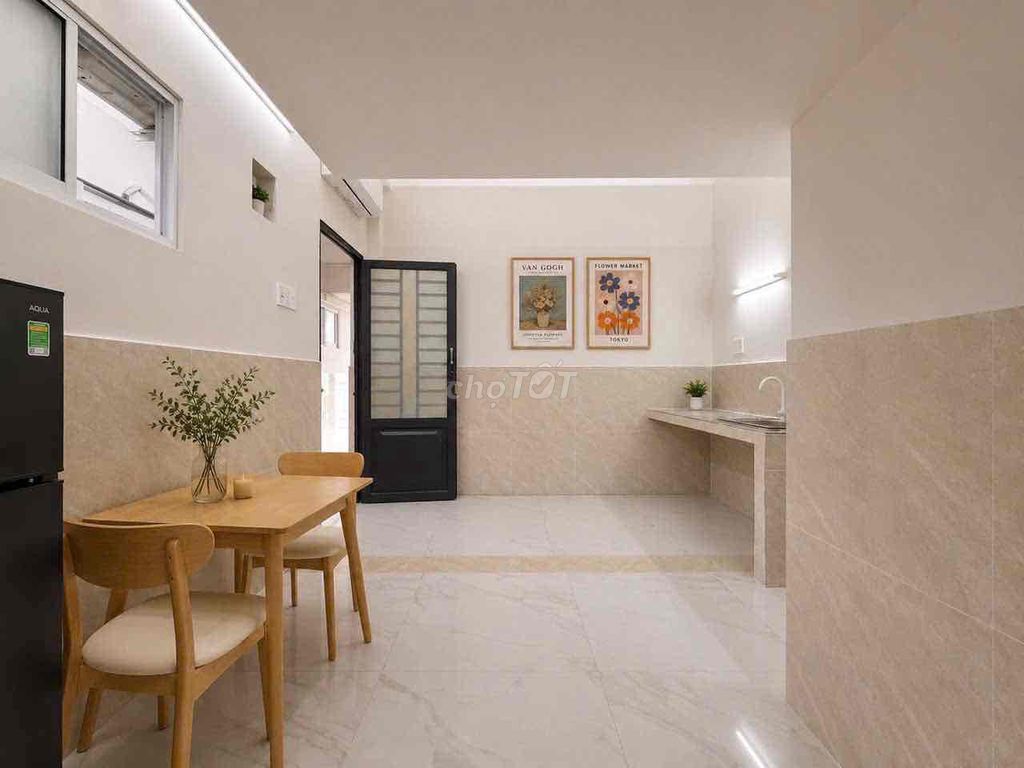 Open the service apartment