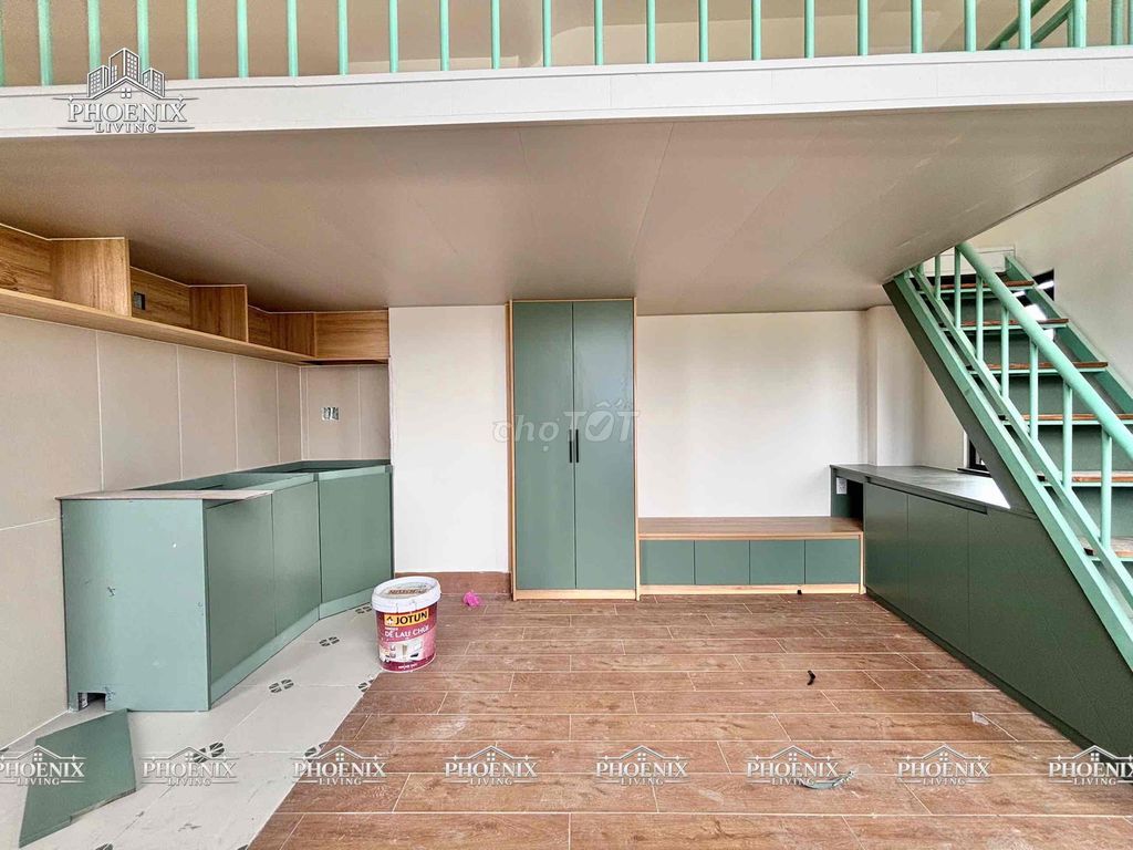 Your 40-foot service apartment built 100 percent of electricity and water.