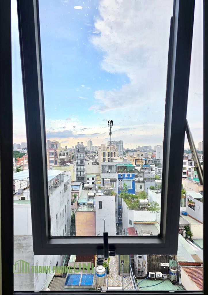 A beautiful view window studio 100 percent new washing machine - near Thanh Đa elementary