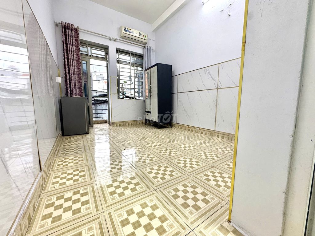 empty new room balcony/ open window