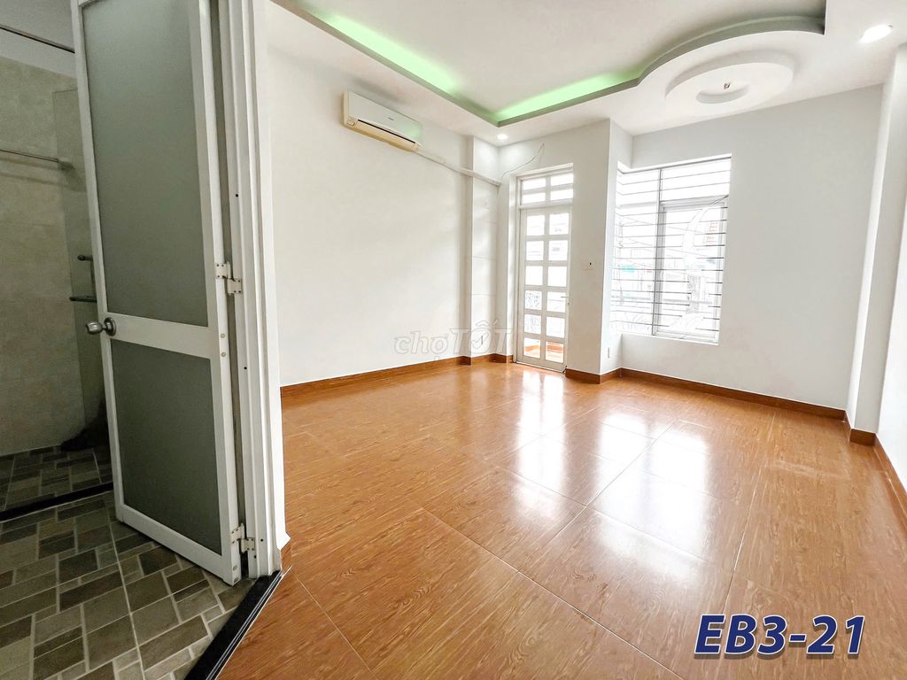 empty new room balcony/ open window
