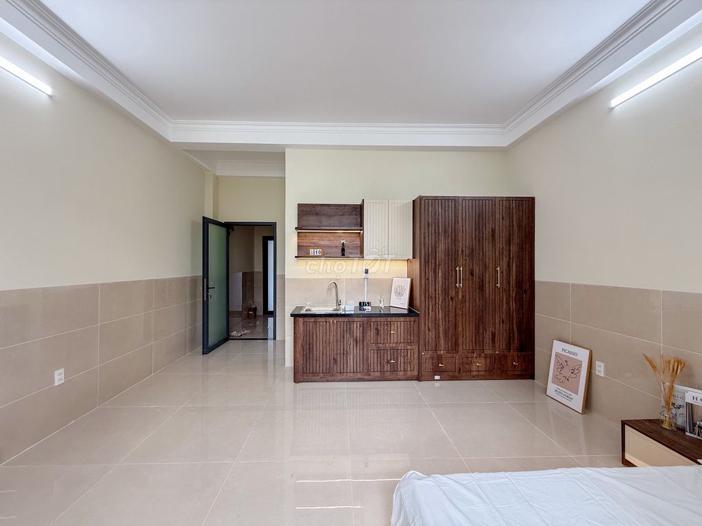 The new service apartment is 100 percent. High-end furniture. It's 5.5 million a month.