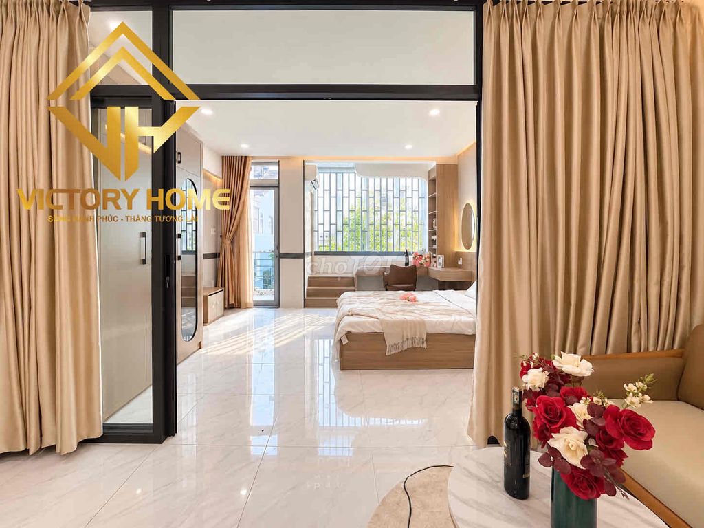 A Nguyễn Văn Đậu bedroom, Bình Thạnh – full interior, good space.