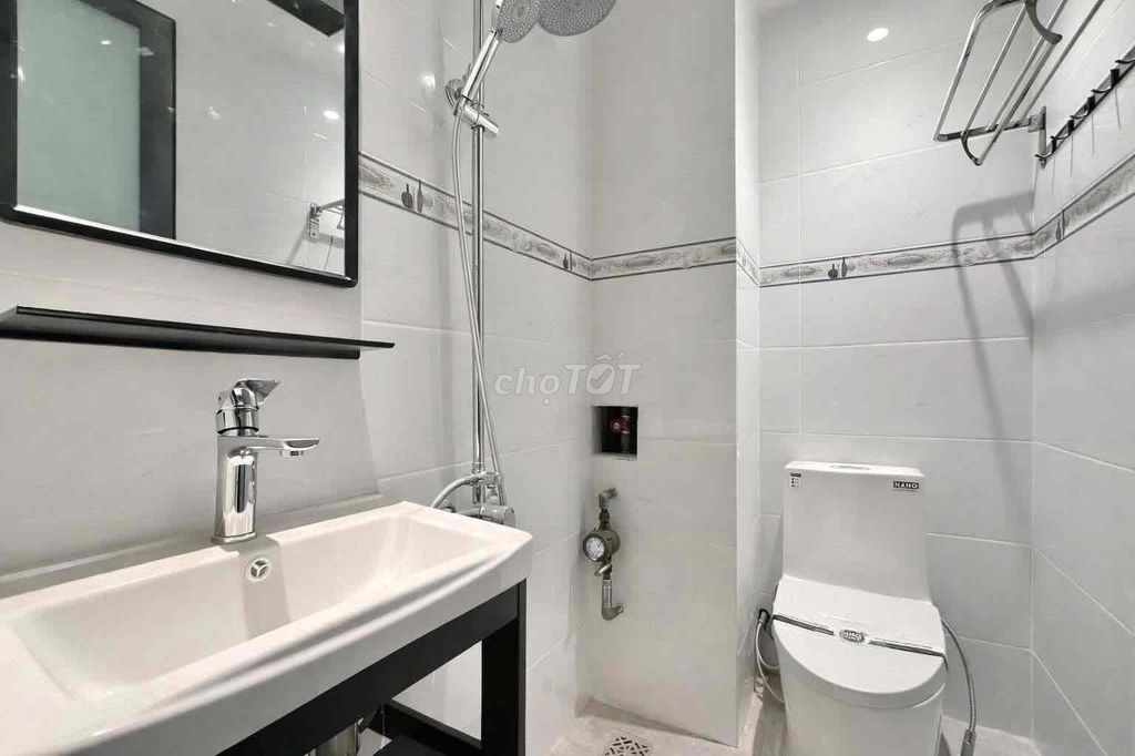 Open new project construction, full interior with separate washing machines