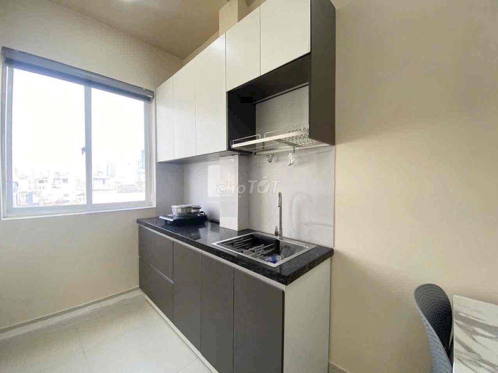 The balcony lodge room is 30 m2 full Vạn Kiếp near District 1, Phan Xil Long