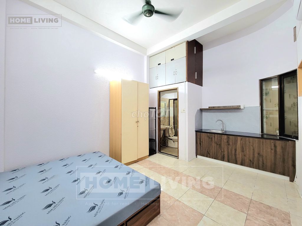 Rent the studio room full interior right behind Gimal Phạm Văn Đồng.