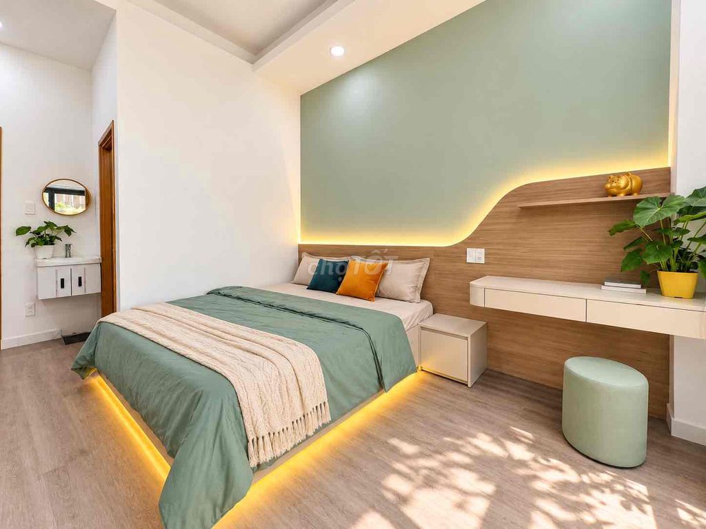 Nguyễn Oanh interior room, Gò Vấp . Green, new