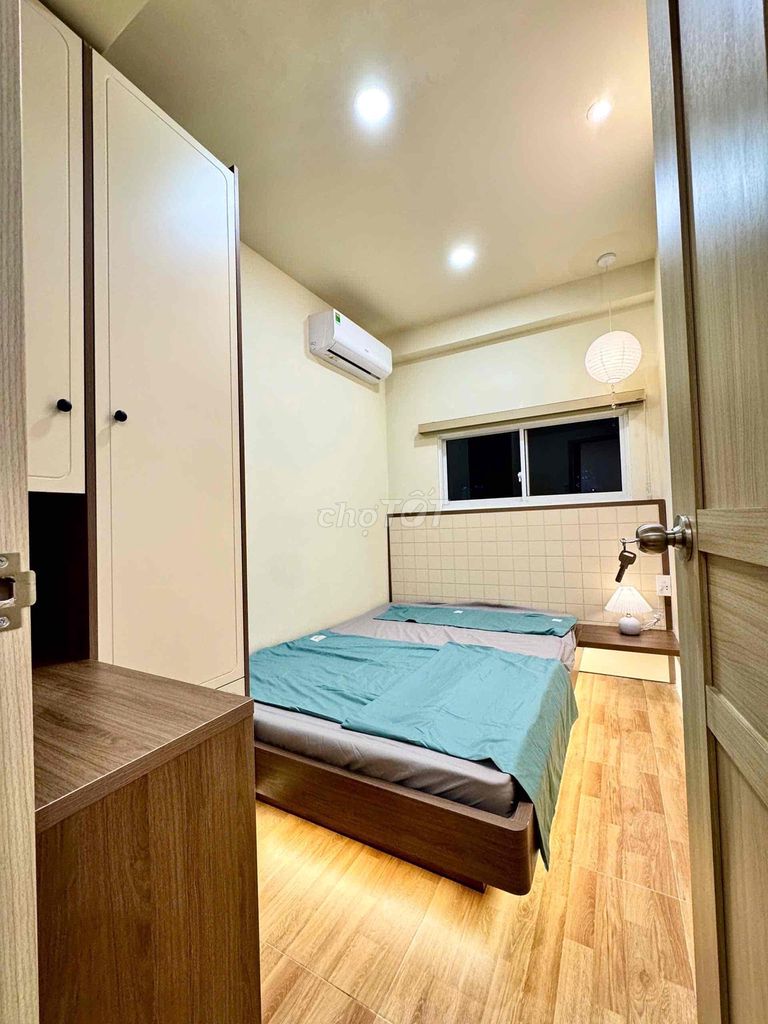 Two bedrooms private washing machine interior.