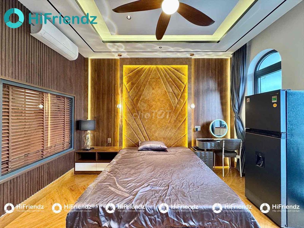 It's the owner who rented the high-level interior service apartment that's 100 percent new.