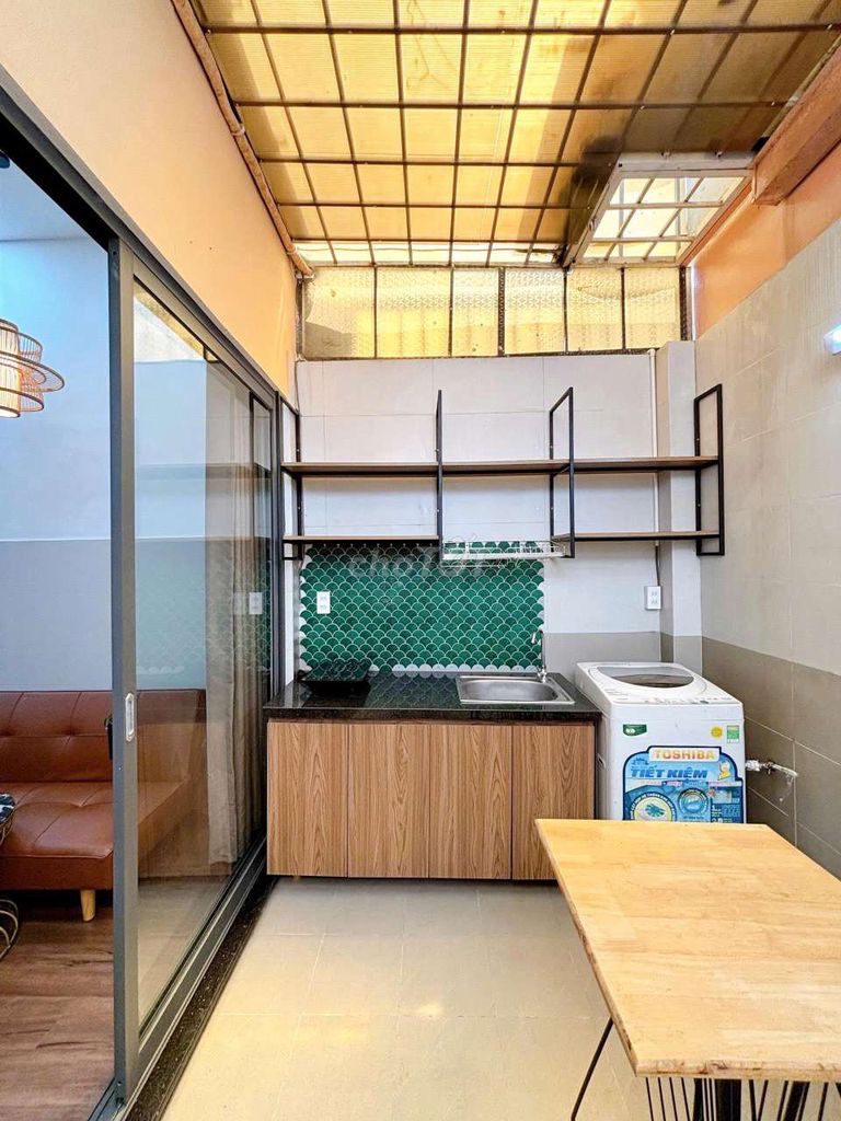 Rent the apartment one bedroom 45 M2 full interior - elevator - Tân Phú