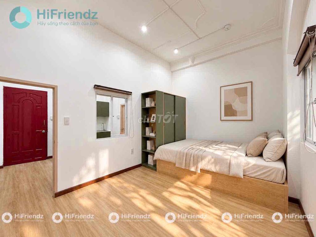 Open apartment 1 bedroom 35 meters 2 - window balcony - just Nguyễn Thái Bình