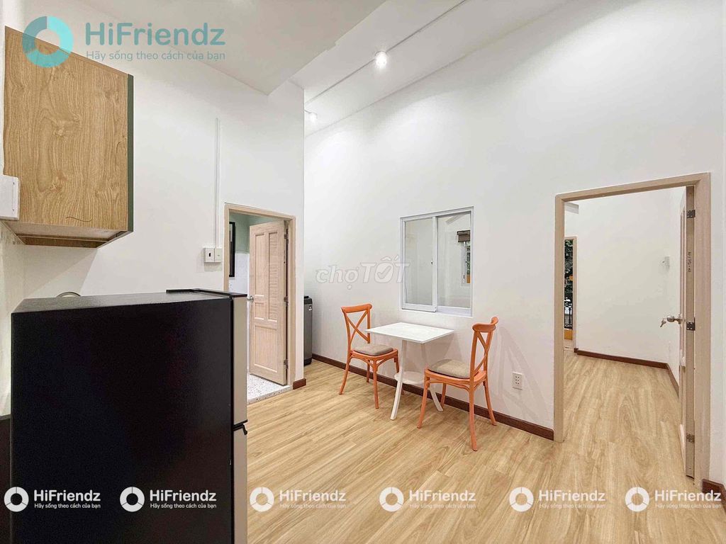 Open apartment 1 bedroom 35 meters 2 - window balcony - just Nguyễn Thái Bình