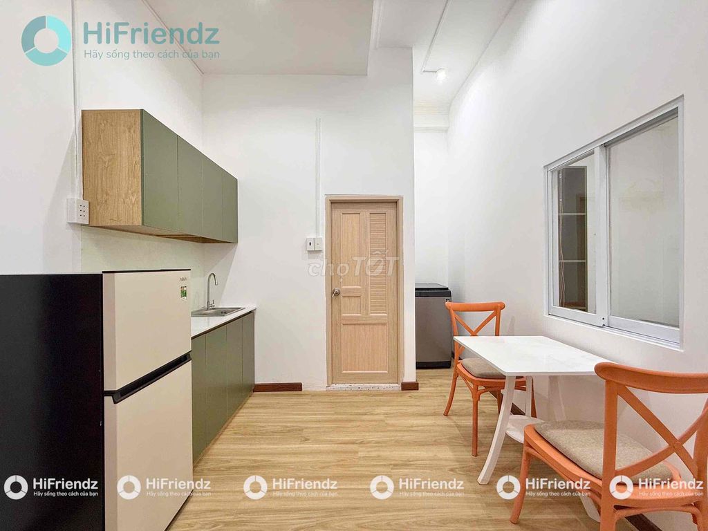 Open apartment 1 bedroom 35 meters 2 - window balcony - just Nguyễn Thái Bình