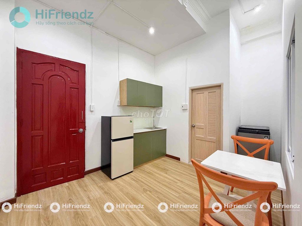Open apartment 1 bedroom 35 meters 2 - window balcony - just Nguyễn Thái Bình
