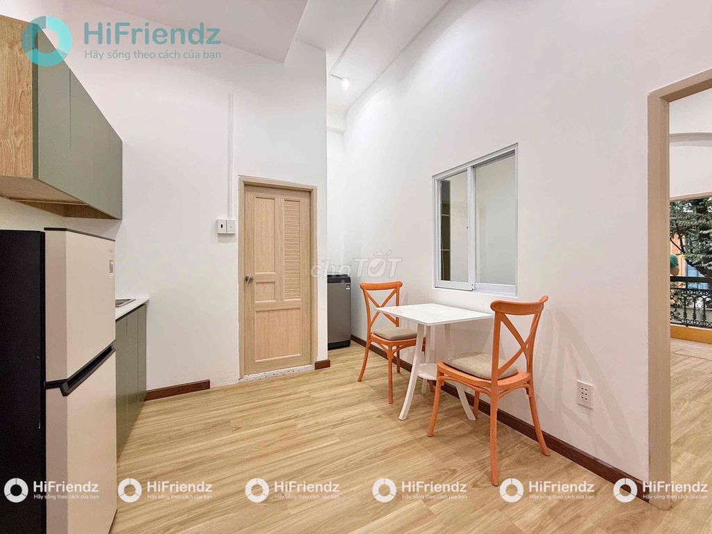 Open apartment 1 bedroom 35 meters 2 - window balcony - just Nguyễn Thái Bình