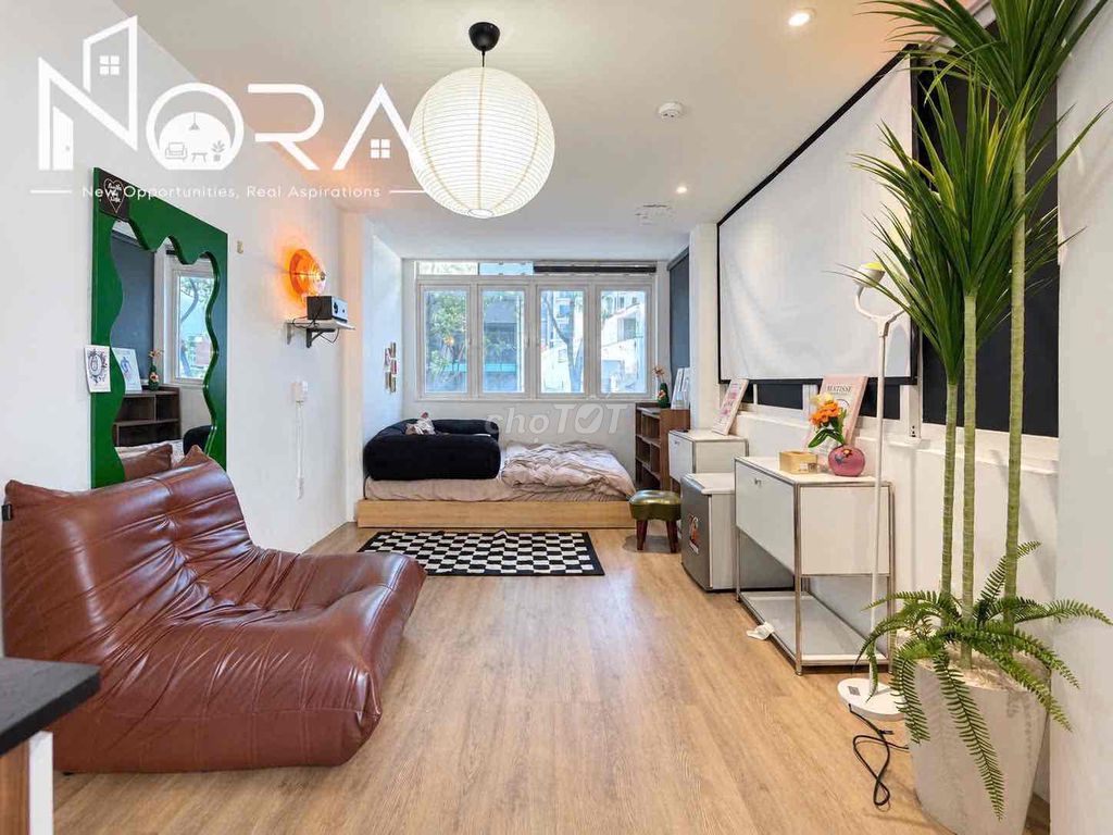 Open the apartment full-in-the-art furniture.