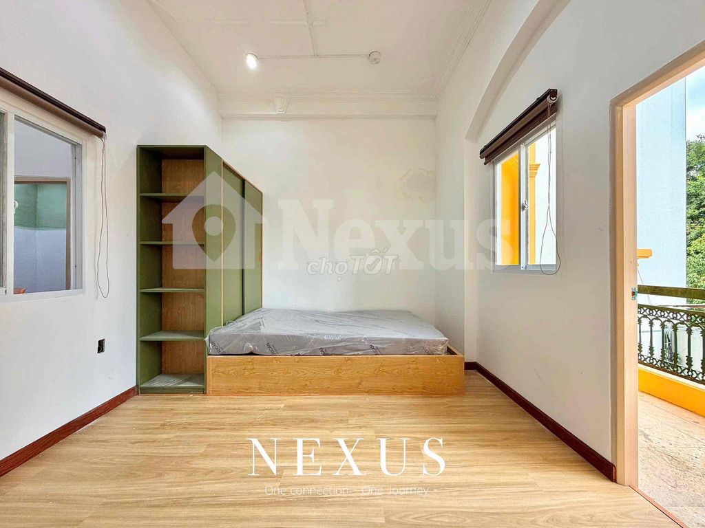 apartment one new balcony bedroom - full interior - court office, airport