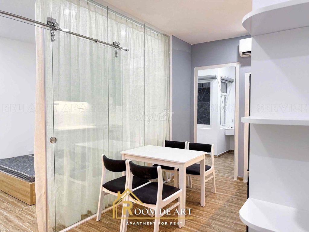 apartment 2 bedroom - private washing machine - full comfort - right at Trần Bình Trọng