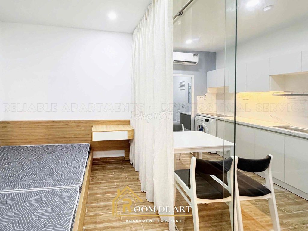 apartment 2 bedroom - private washing machine - full comfort - right at Trần Bình Trọng